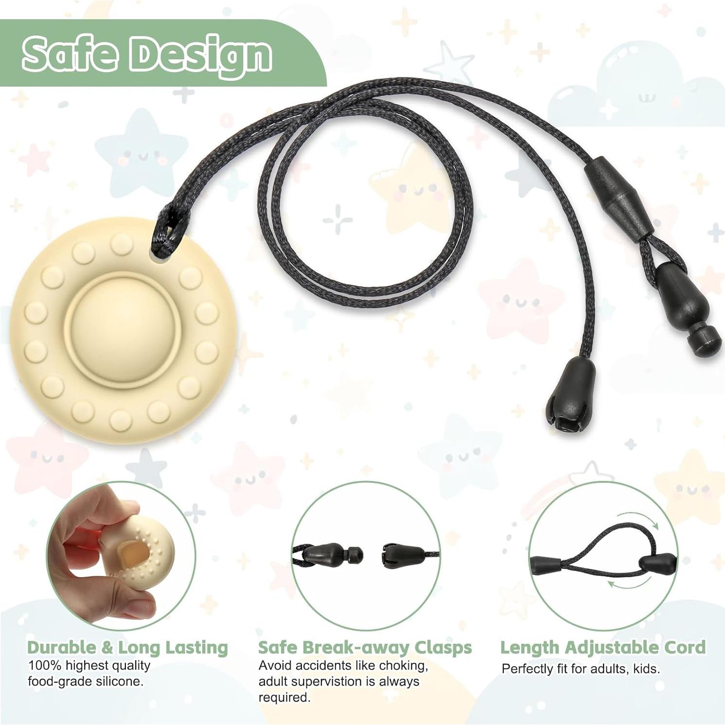 Juguetes Sensoriales Masticables MISSLILI - 6 Piezas Silicona