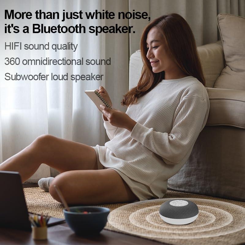 Máquina de Sonido YEVIK para Bebés y Adultos, 39 Sonidos, Luz Nocturna