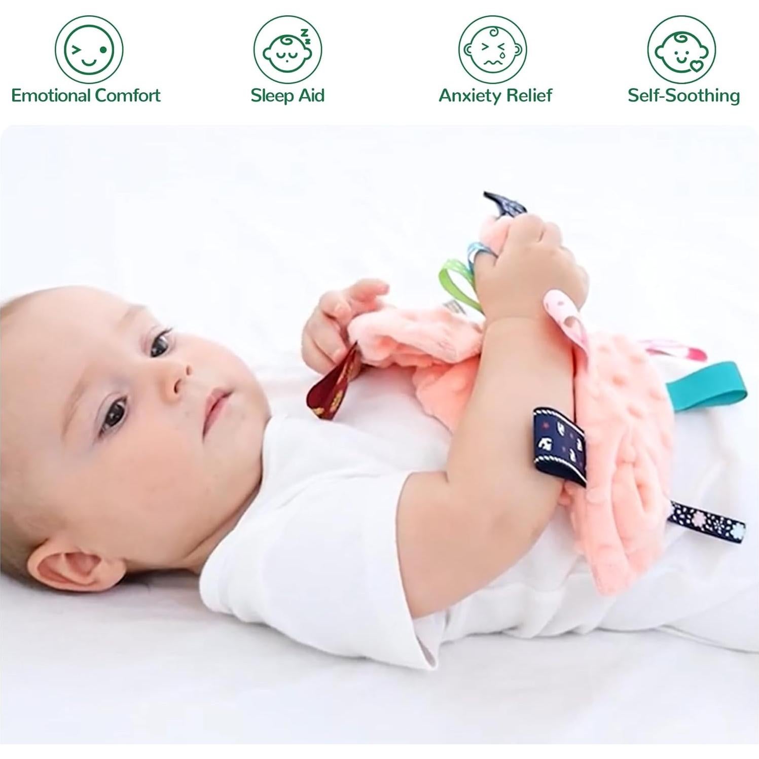 Manta de Seguridad para Bebés AnjeeIOT Gris Suave 25.4cm