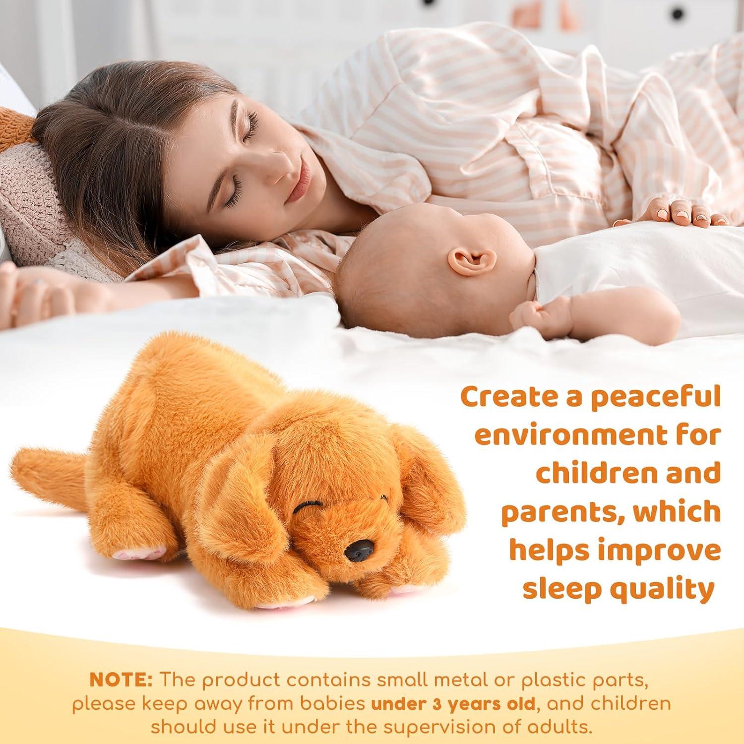 Perro de Peluche Respirador HyDren Golden Retriever 30 cm