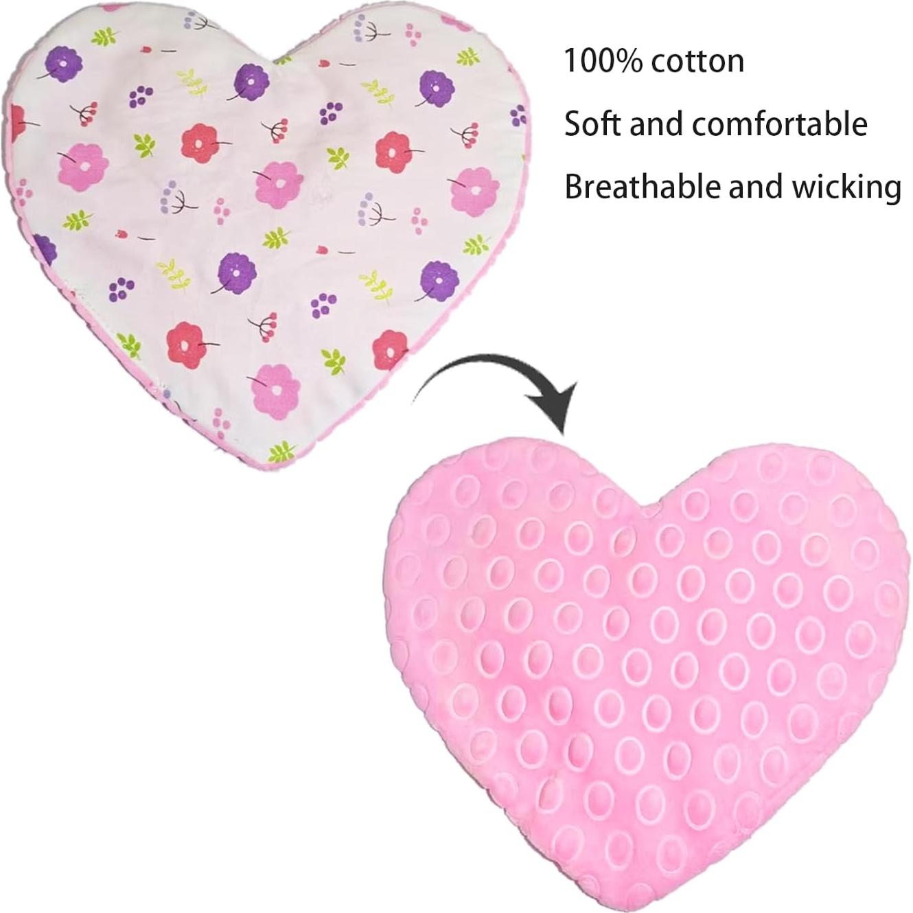 Set de 3 Almohadillas de Vínculo de Aroma NICU Corazón Rosa