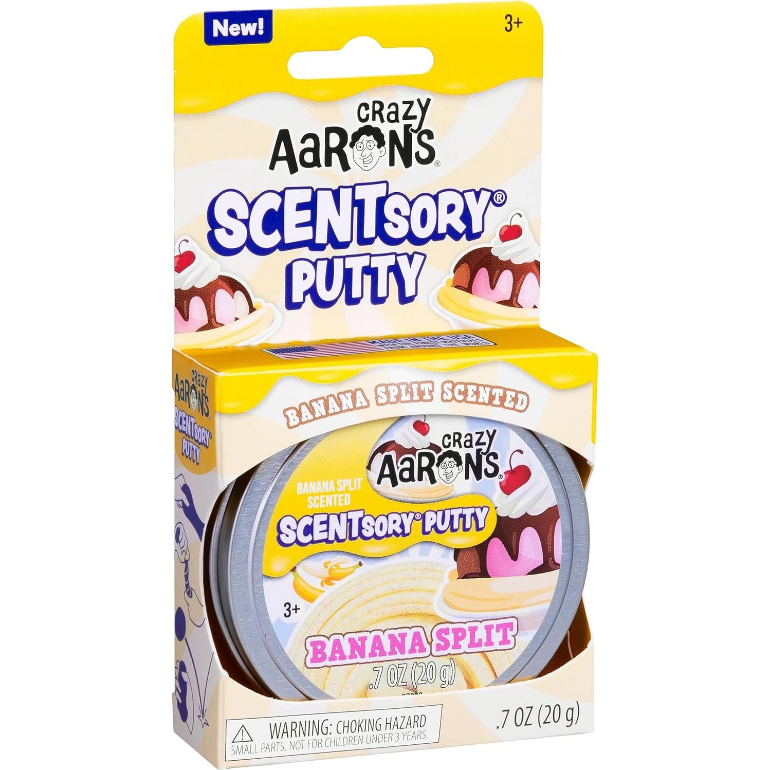 Thinking Putty Crazy Aaron® Banana Split 20g - Putty Aromatizado