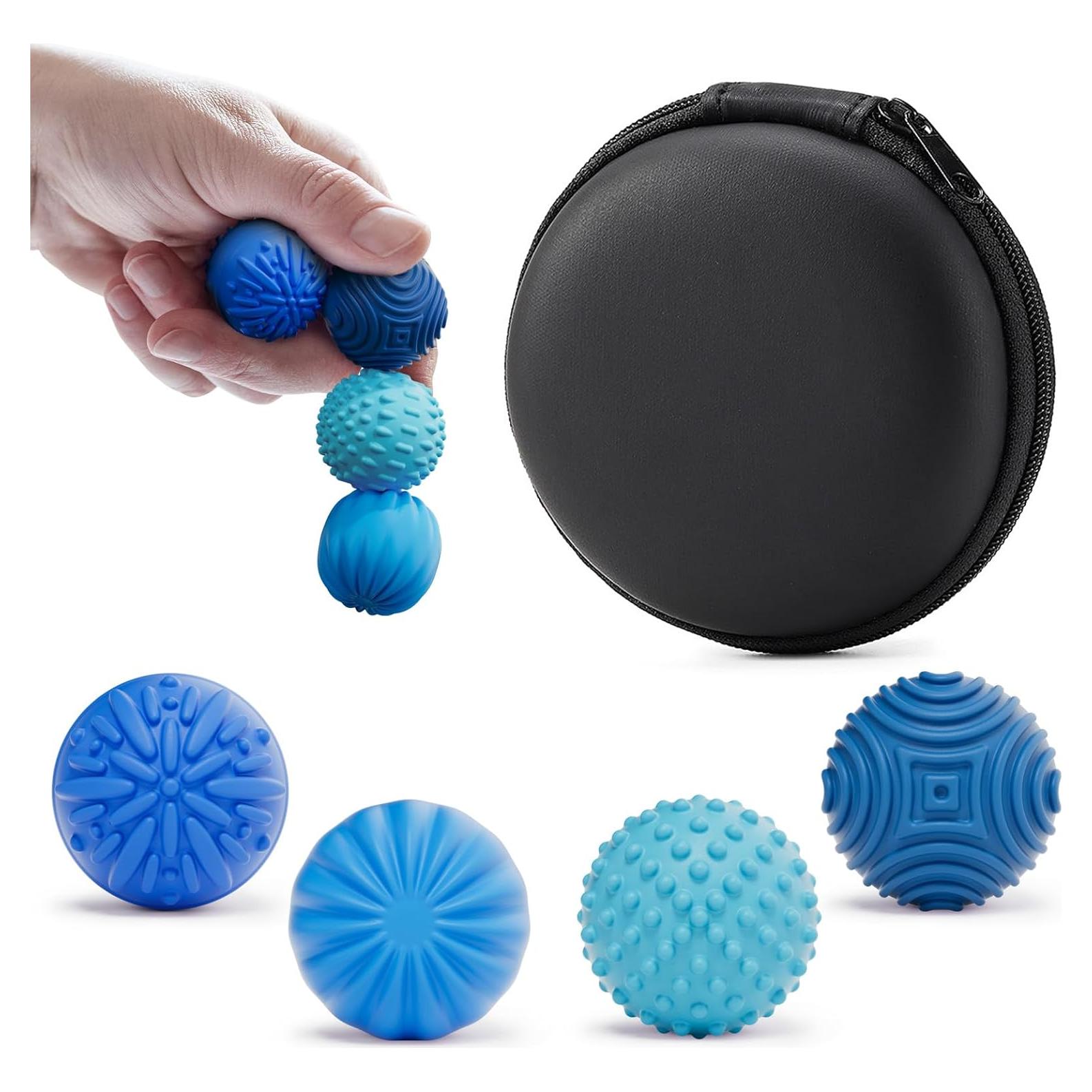 Pelotas Magnéticas de Silicona LUCKDOOR 4PCS Antiestrés 3cm