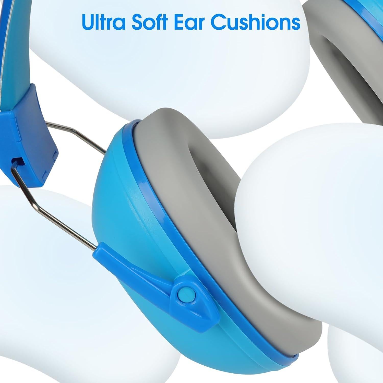 Auriculares con Cancelación de Ruido Niños Azul Camión de Monstruos