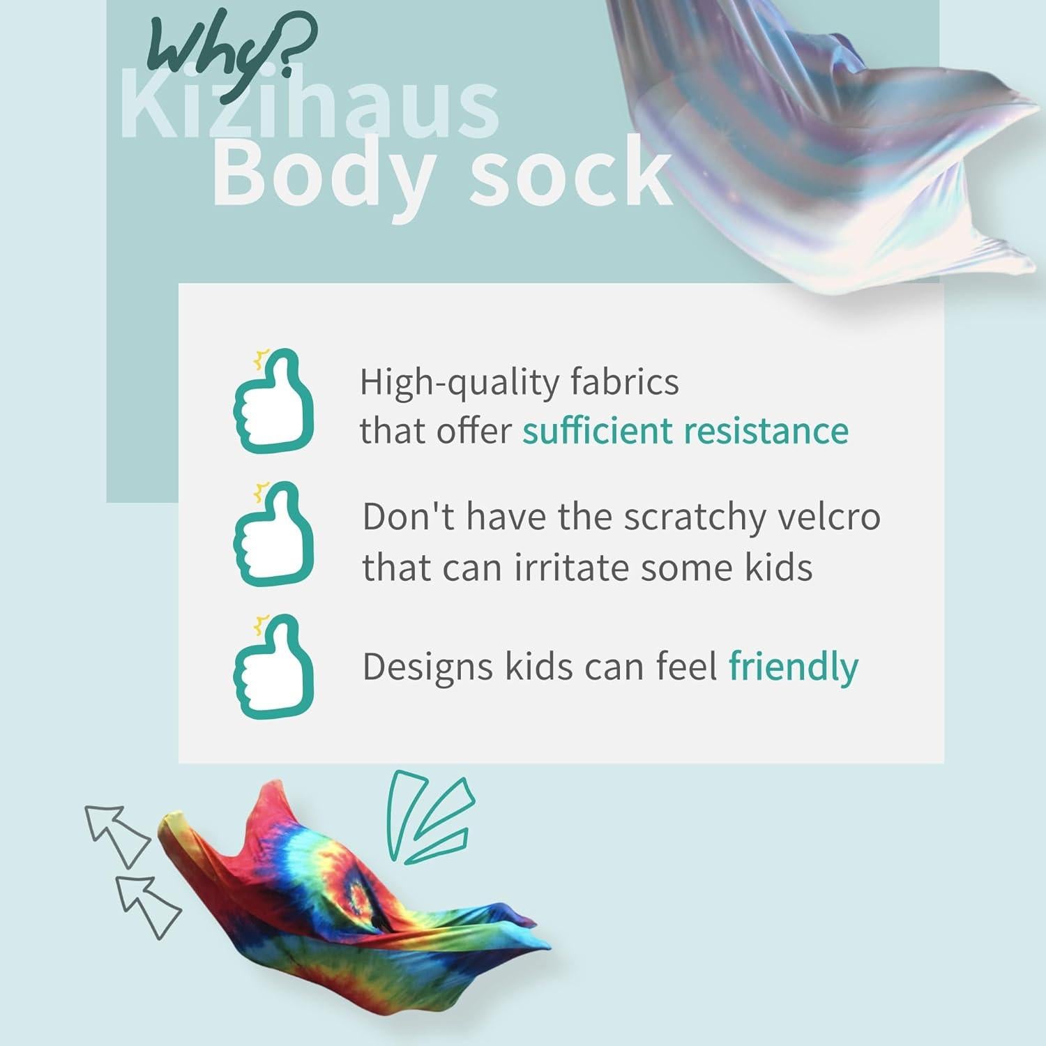 Calcetín Corporal Sensorial EO L (142x71 cm) Colorido