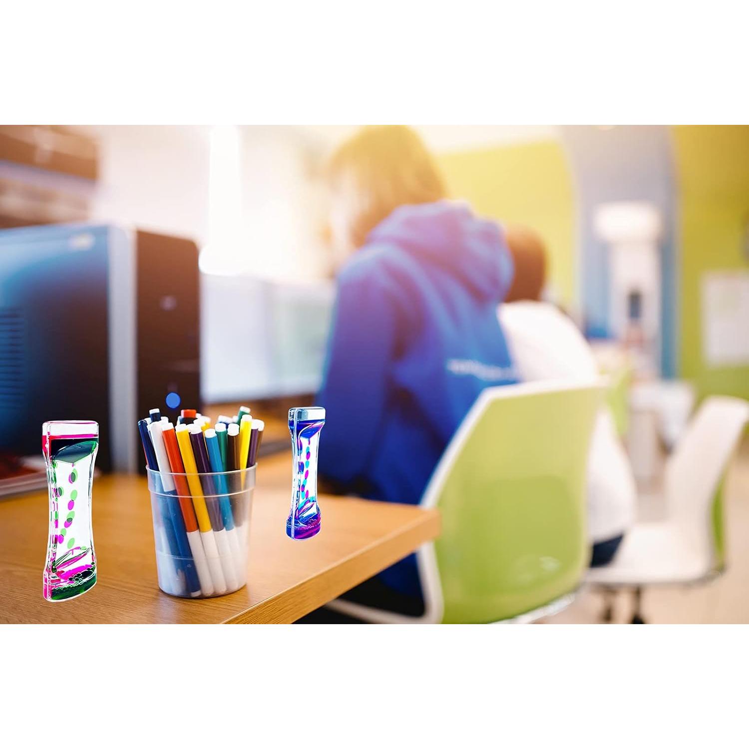 Juego de 6 Temporizadores de Burbuja de Movimiento Líquido OCTTN