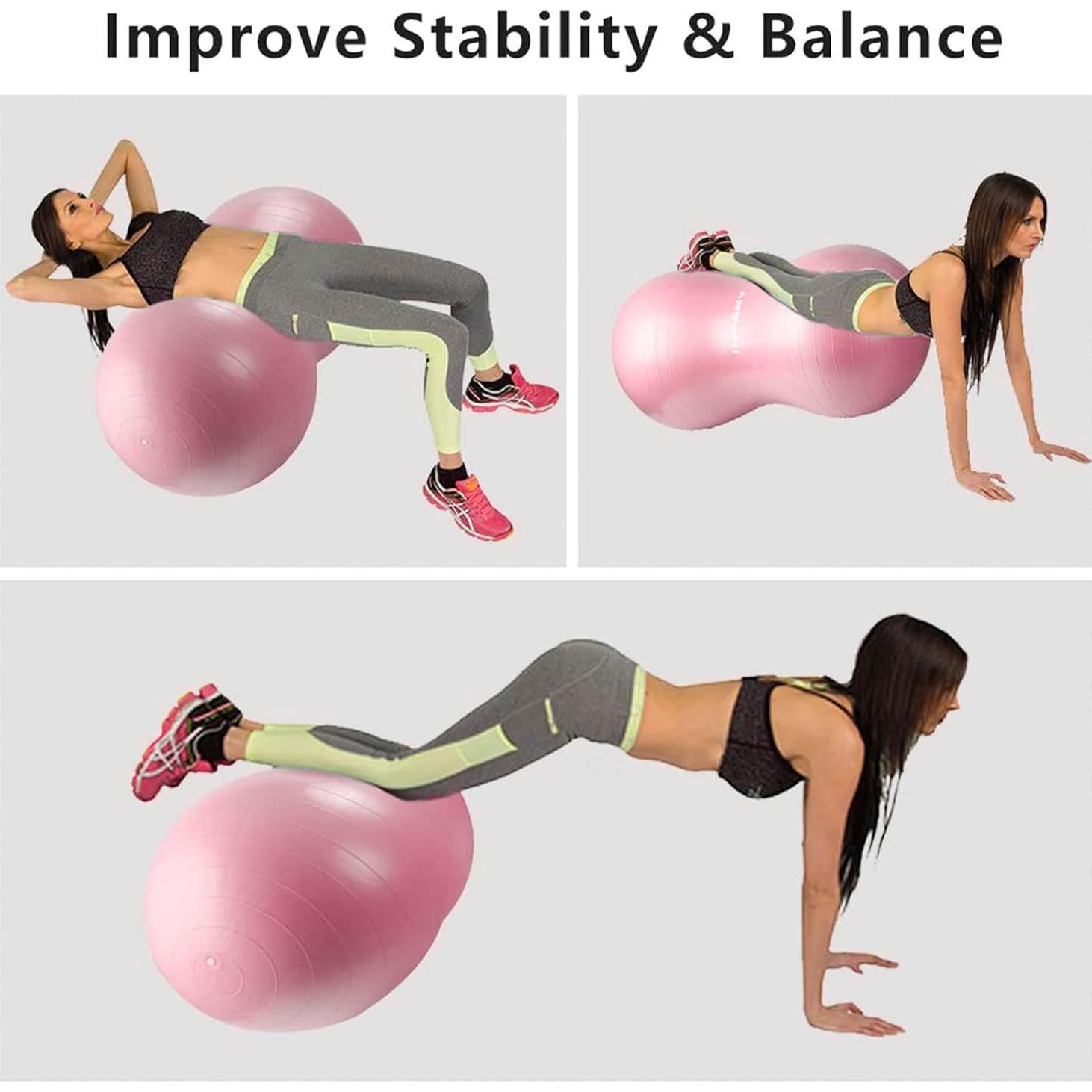 Bola de Cacahuate INPANY Rosa - Antiburst para Parto y Fitness