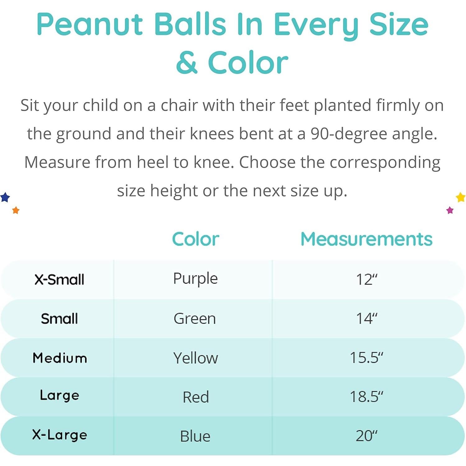 Pelota de Cacahuate Amarilla Mediana Diversión y Función - Ejercicio y Terapia