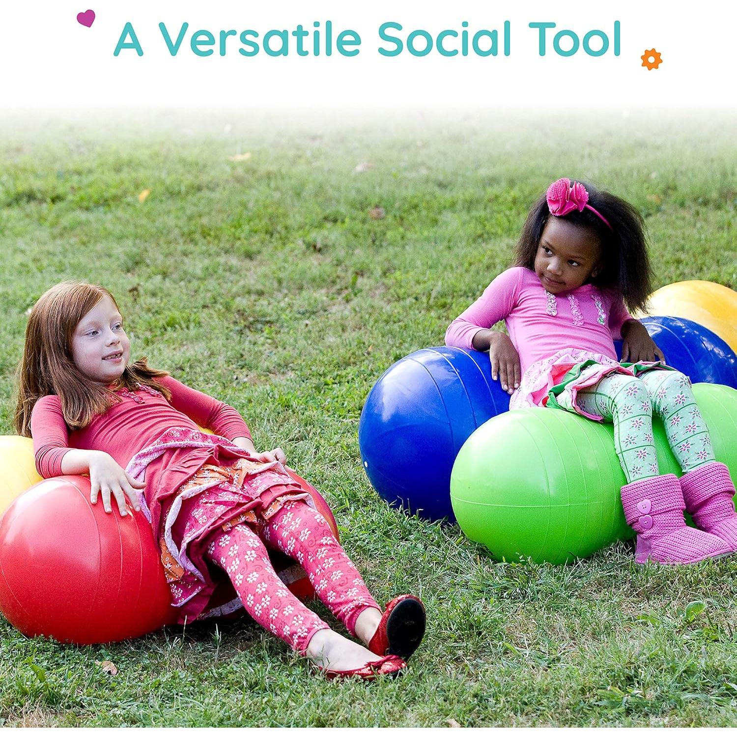 Pelota de Cacahuate Amarilla Mediana Diversión y Función - Ejercicio y Terapia