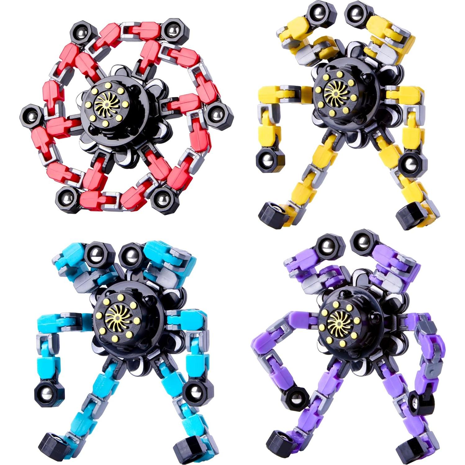 Spinner Transformable Stuffed 4 Pcs Juguetes Sensoriales