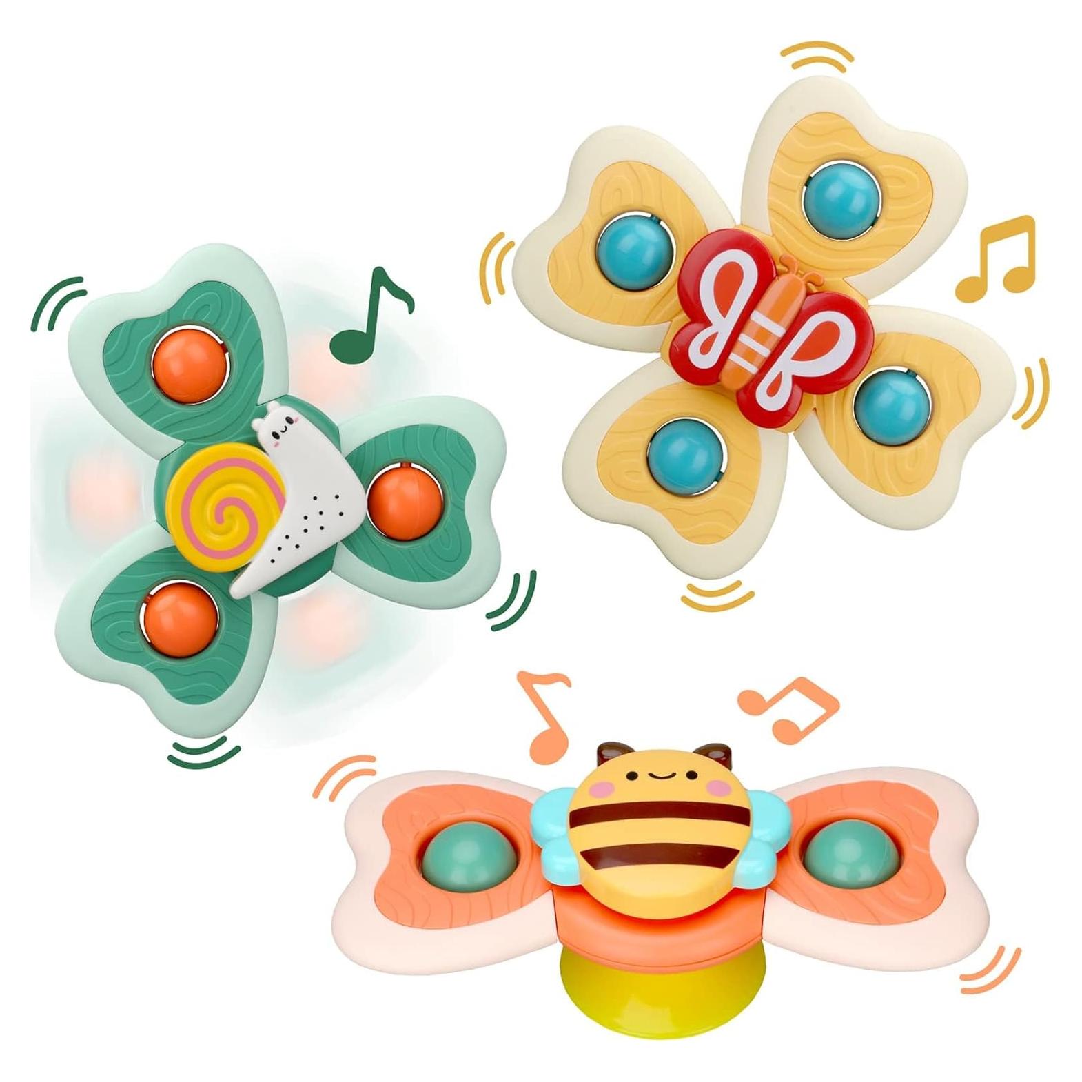 Juguete Giratorio con Ventosa LZZAPJ para Bebés 6-18 Meses