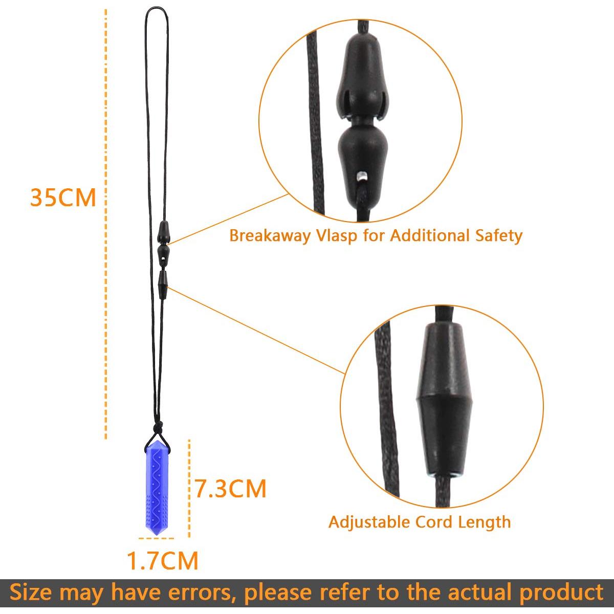 Collares Masticables Sensoriales Chewelry - 6 Paquetes