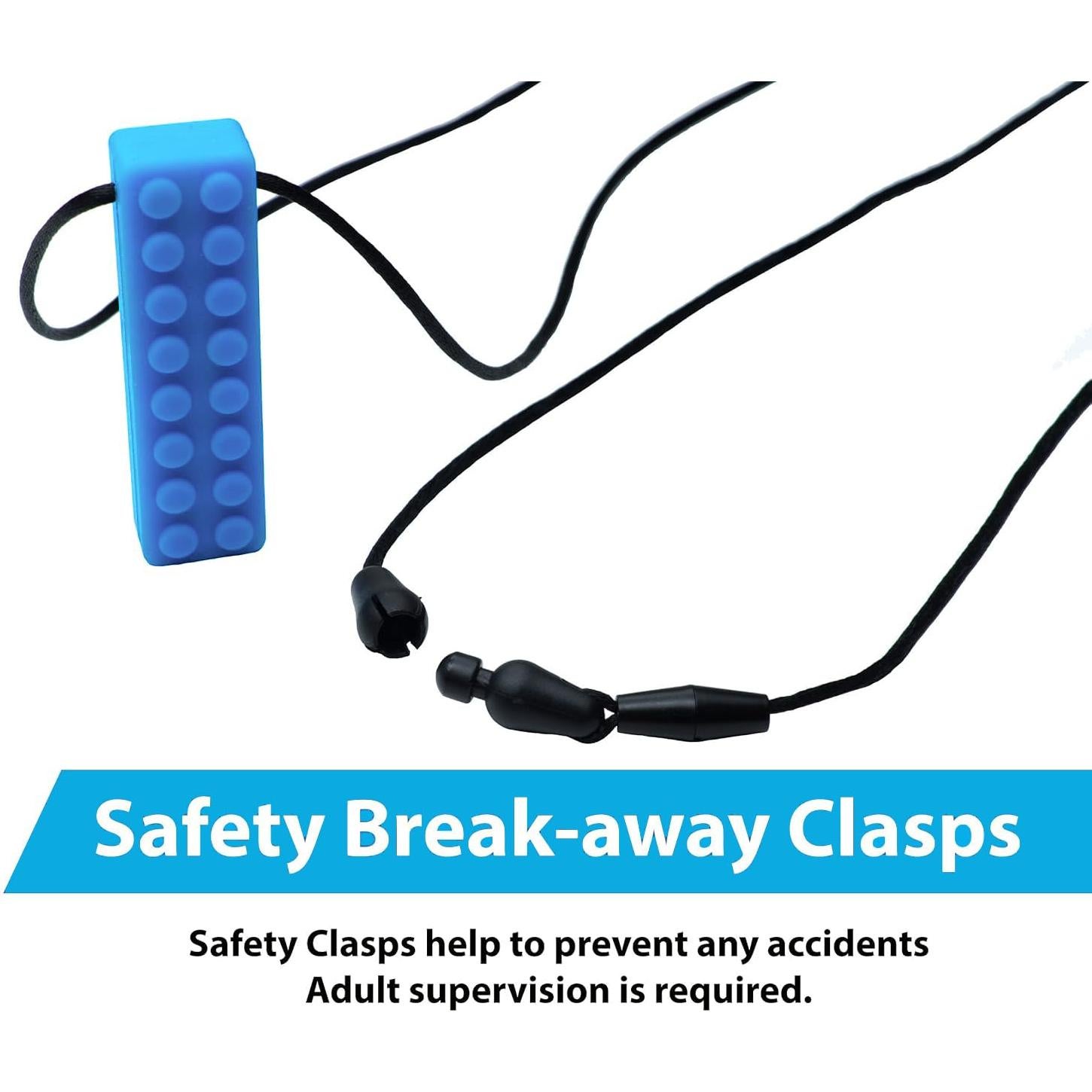 Collar Masticable Sensorial Tilcare - Silicona Grado Alimenticio - 5 Unidades