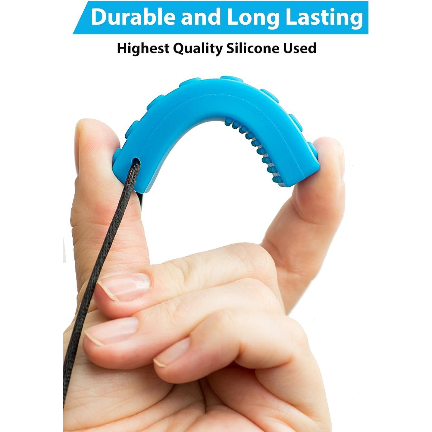 Collar Masticable Sensorial Tilcare - Silicona Grado Alimenticio - 5 Unidades