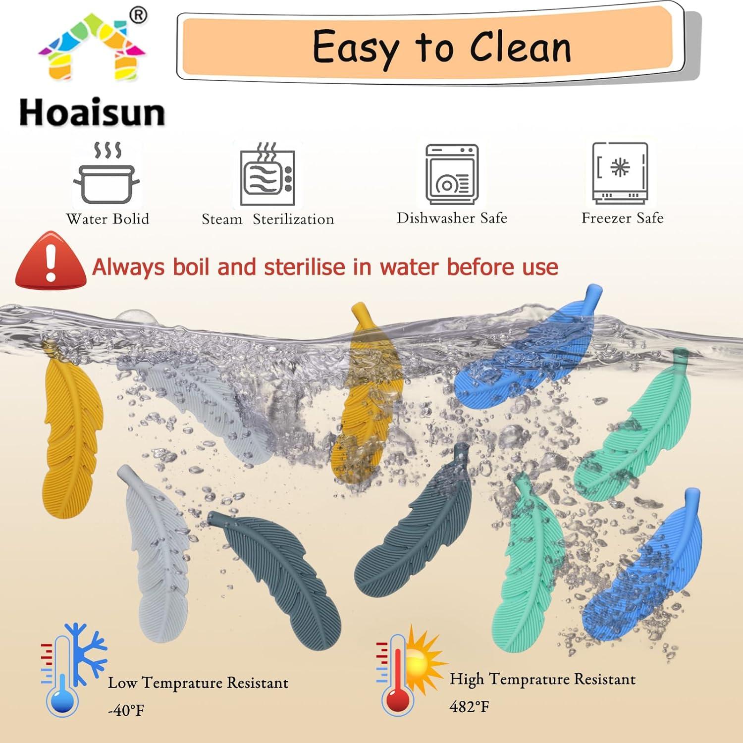 Collares Masticables Sensoriales Hoaisun - 5 Piezas Silicona