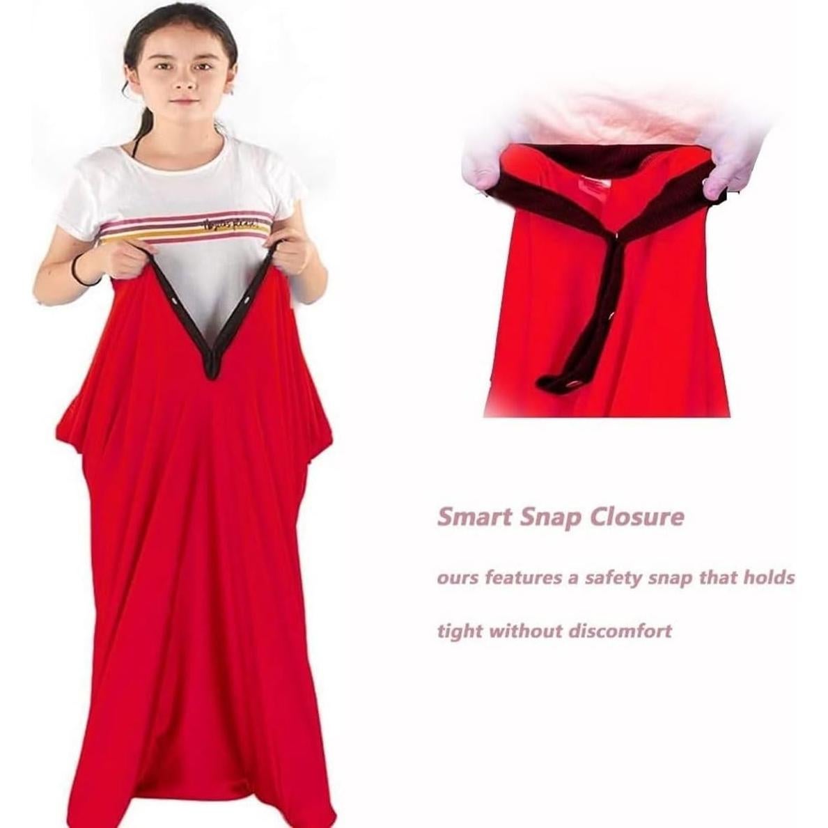 Calcetín Sensorial Corporal KANGXYSQ Rojo M/Medio 3-18 Años