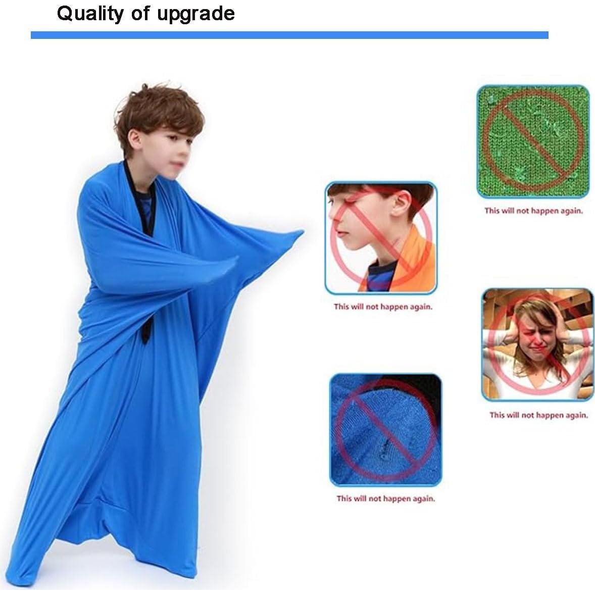 Calcetín Sensorial Corporal KANGXYSQ Rojo M/Medio 3-18 Años