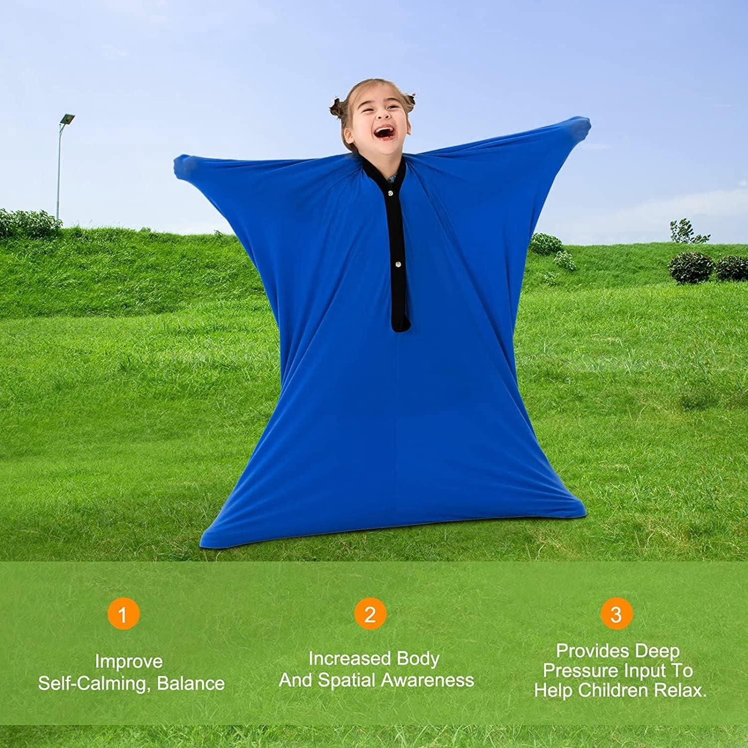 Saco Corporal Sensorial PUFFYN Azul L-142x71 cm para Niños