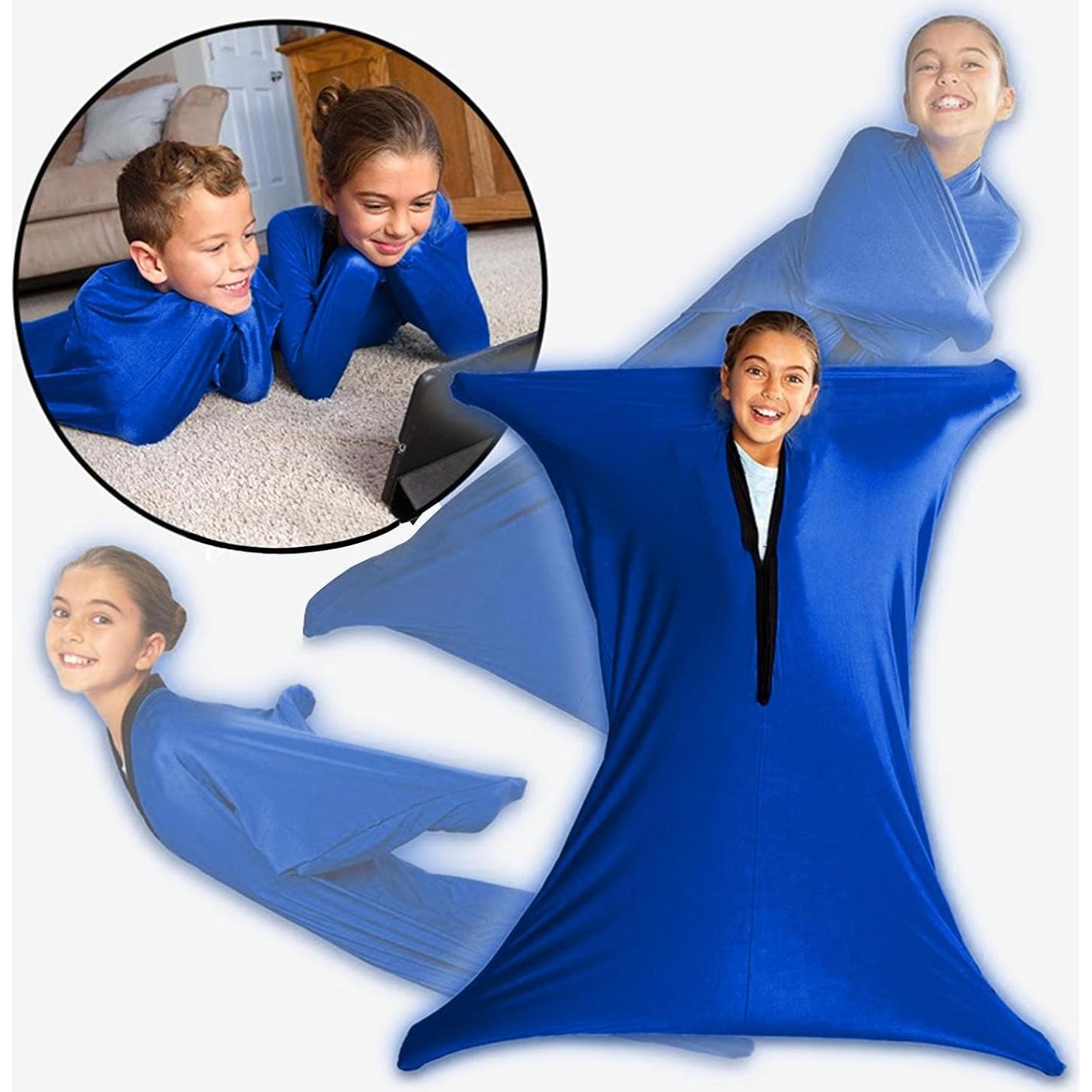 Calcetín Sensorial Corporal Zoeyilan M Azul 119x69cm