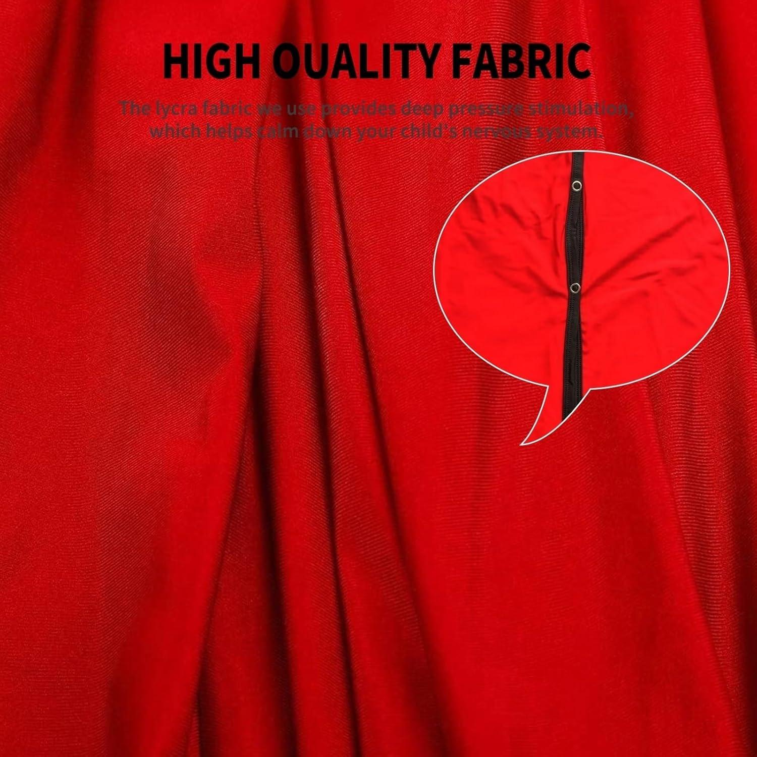 Calcetín Sensorial Corporal KANGXYSQ para Niños - Rojo Grande