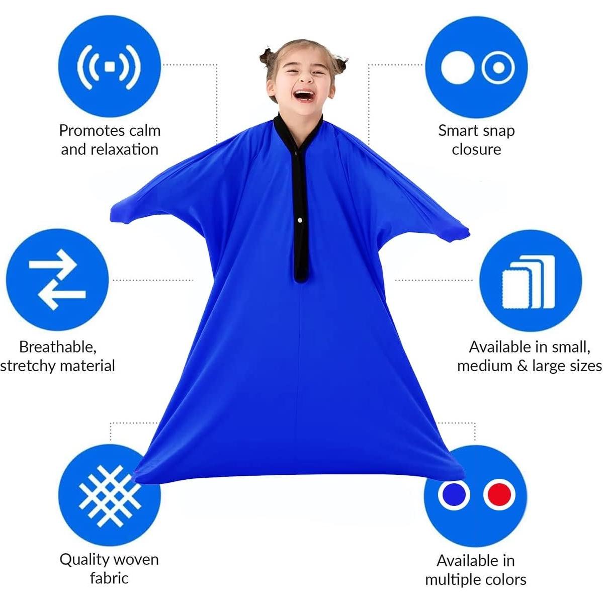 Calcetines Sensoriales PUFFYN L-55x27 Azul para Autismo