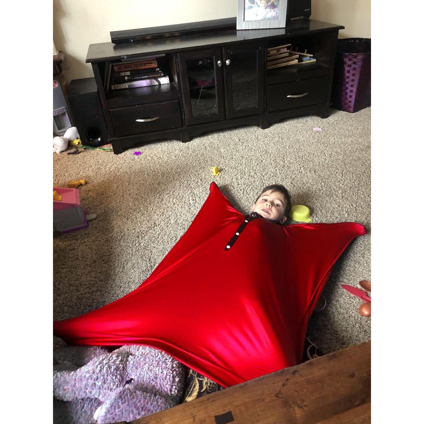 Calcetines Sensoriales PUFFYN para Niños - Rojo, Tamaño L