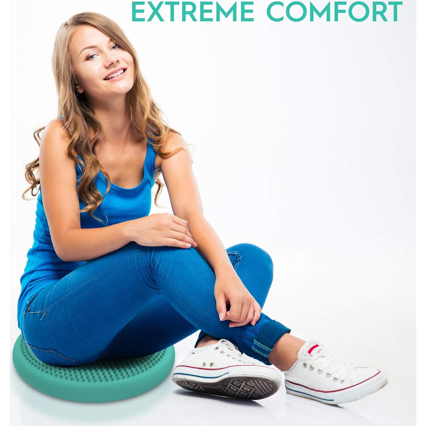 Bouncyband Asiento de Movimiento Verde 33 cm para Niños