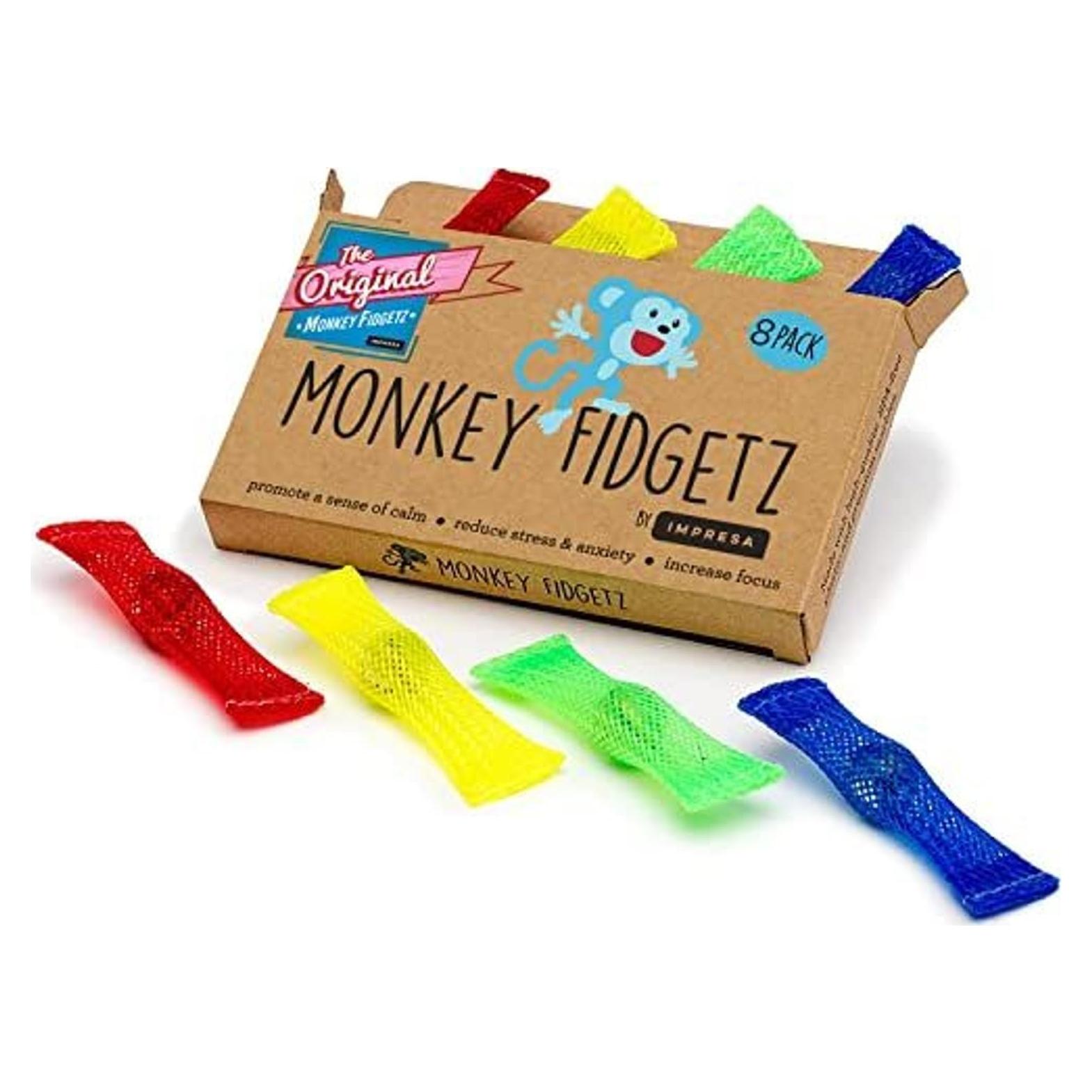 Juguete Antiestrés Malla y Canica IMPRESA 8-Pack 8.89 cm