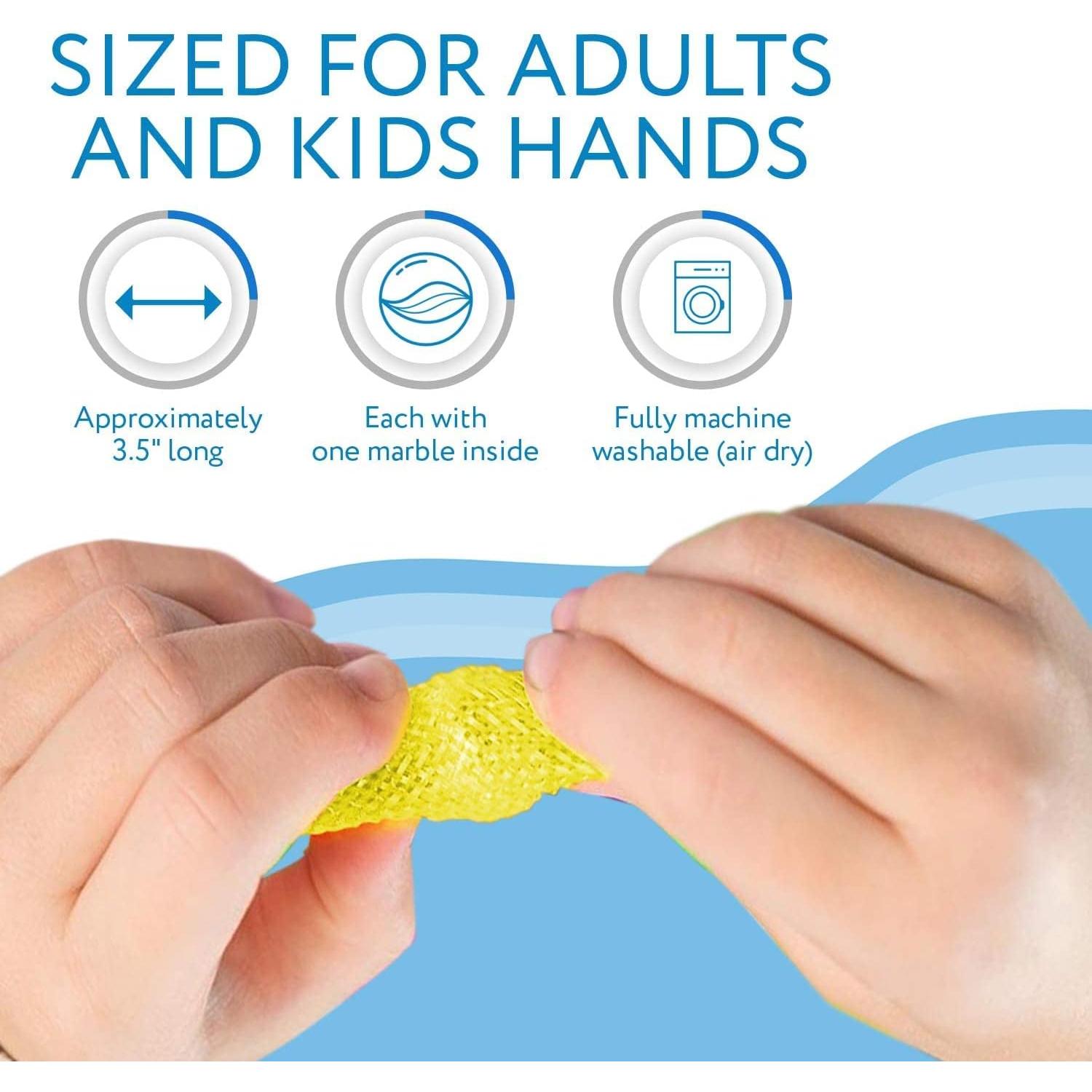 Juguete Antiestrés Malla y Canica IMPRESA 8-Pack 8.89 cm