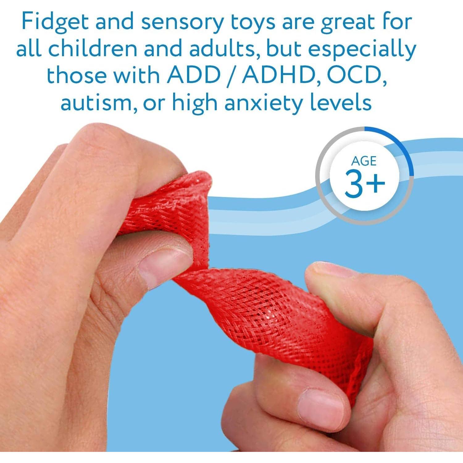 Juguete Antiestrés Malla y Canica IMPRESA 8-Pack 8.89 cm