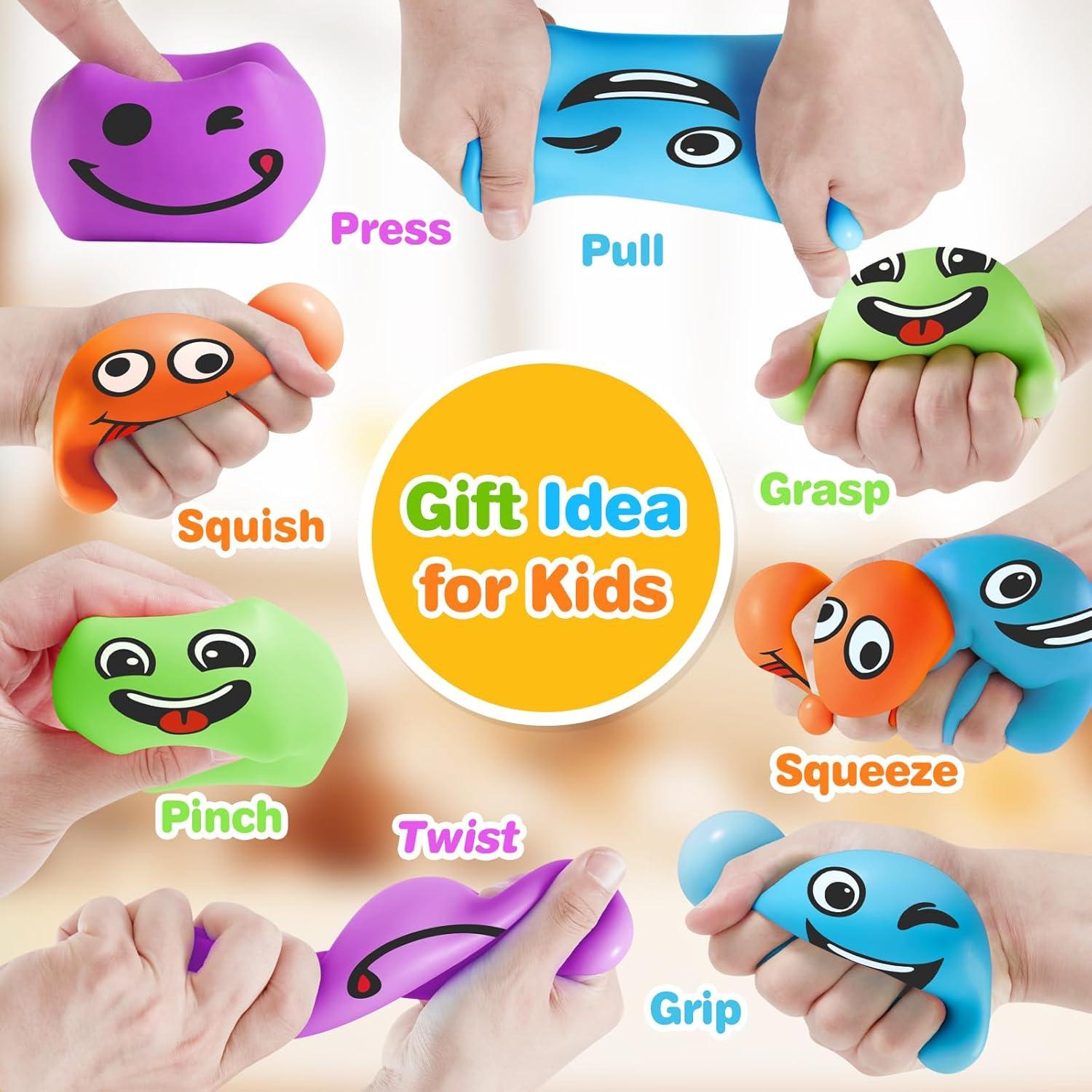 Cubo de Estrés Viroucal 30 Pack - Juguetes Aplastables Suaves