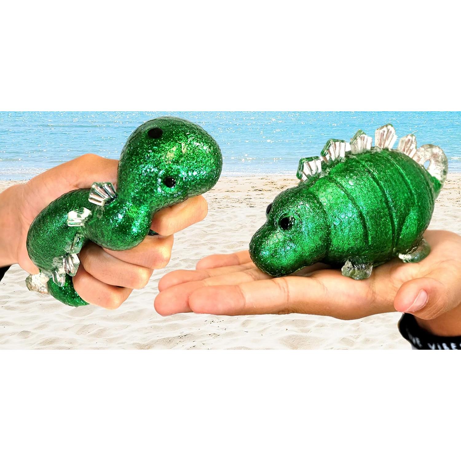 JA-RU Juguetes Antiestrés Dinosaurio Squishy 12 Piezas