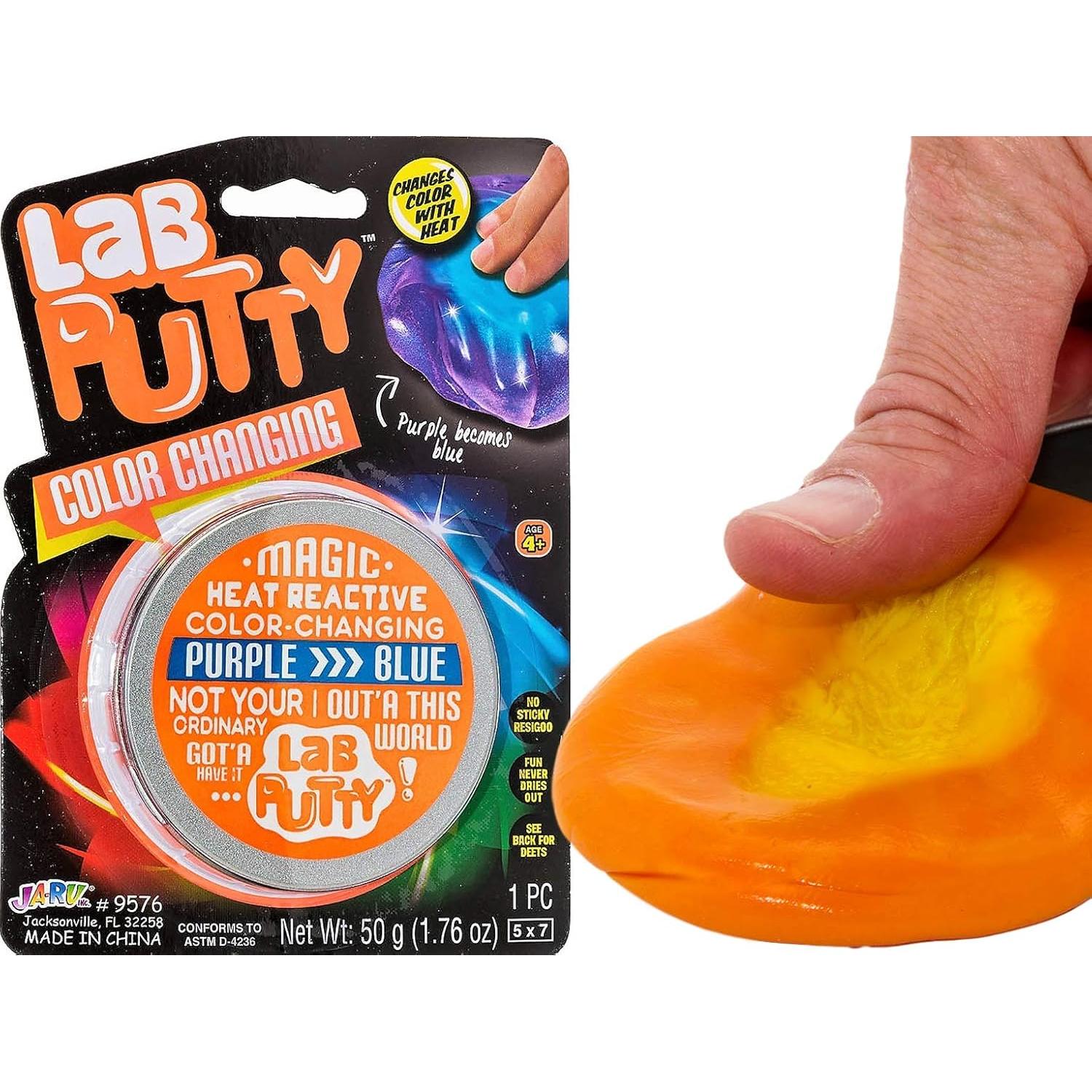 Masilla Sensorial JA-RU Variada 5 Piezas Brilla en la Oscuridad