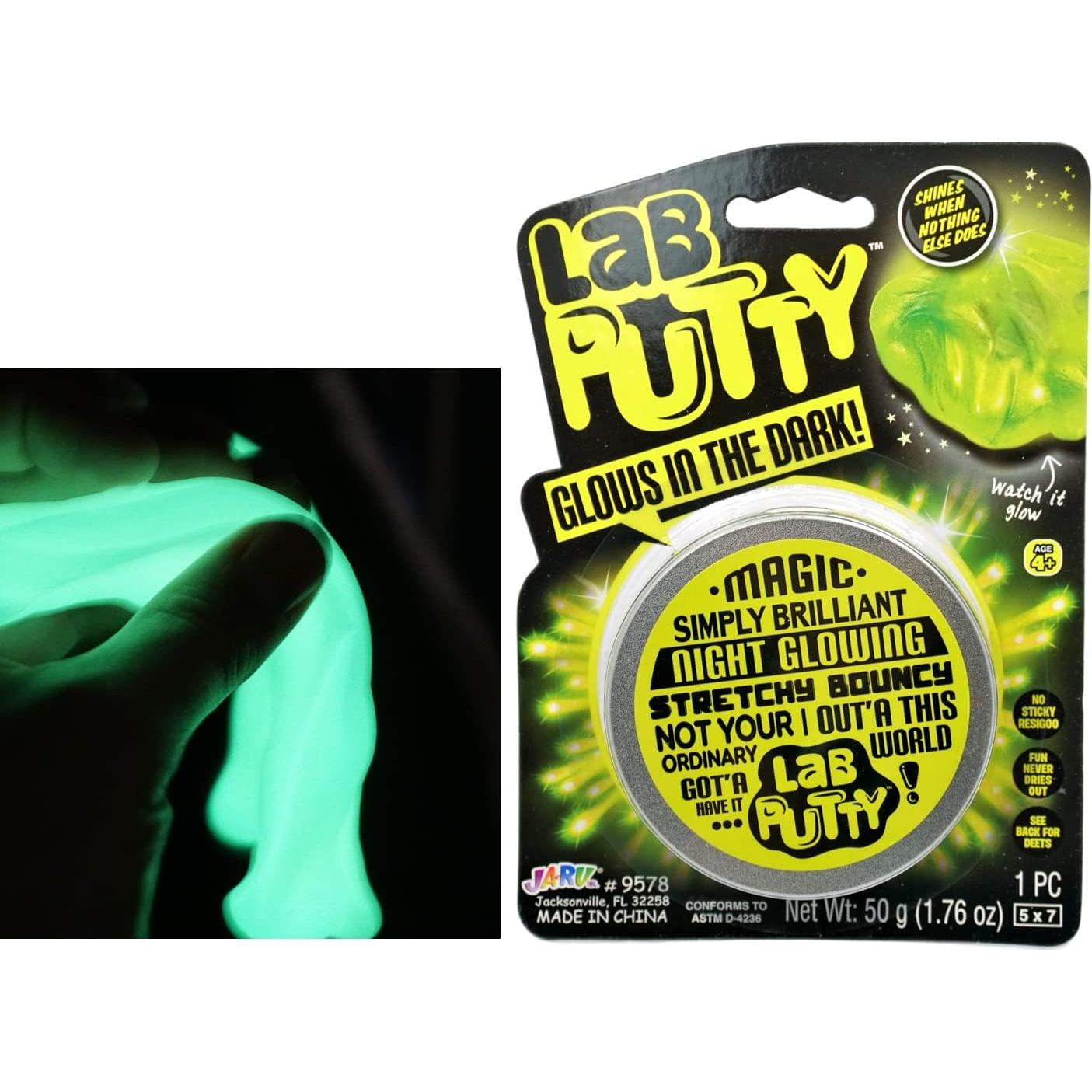 Masilla Sensorial JA-RU Variada 5 Piezas Brilla en la Oscuridad