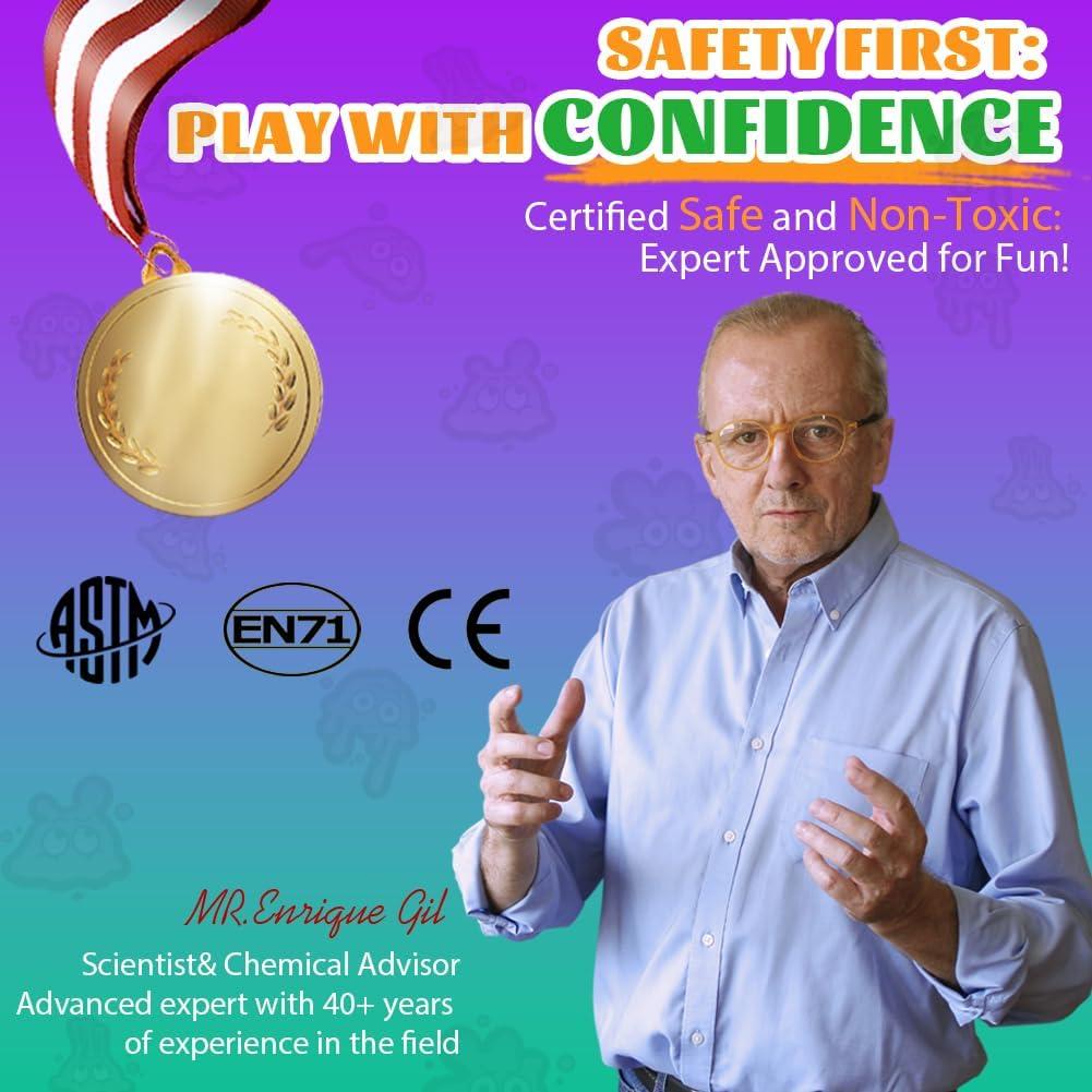 Putty Sensorial WATERELF MCP003 Verde Púrpura 90.7g 7.9cm