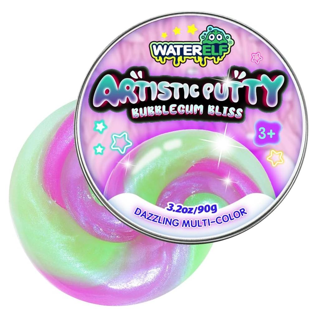 Putty Sensorial Alivio Estrés WATERELF P008 Verde/Púrpura 90.7g
