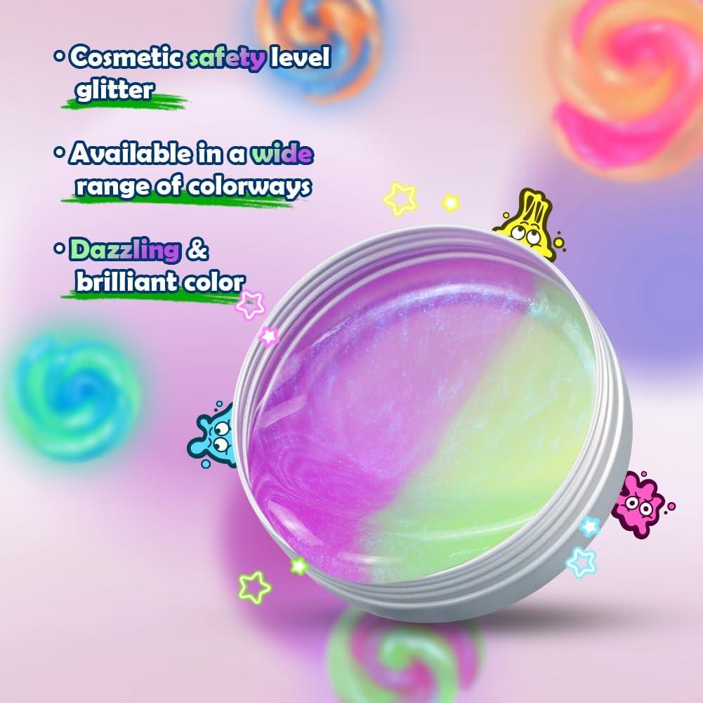 Putty Sensorial Alivio Estrés WATERELF P008 Verde/Púrpura 90.7g