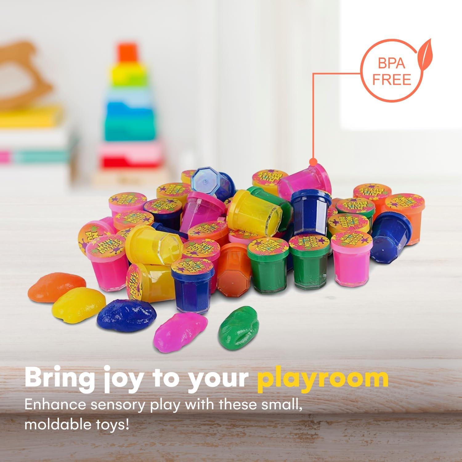 Conjunto de 48 Slime Kicko Multicolores - Juguete Táctil Sensorial