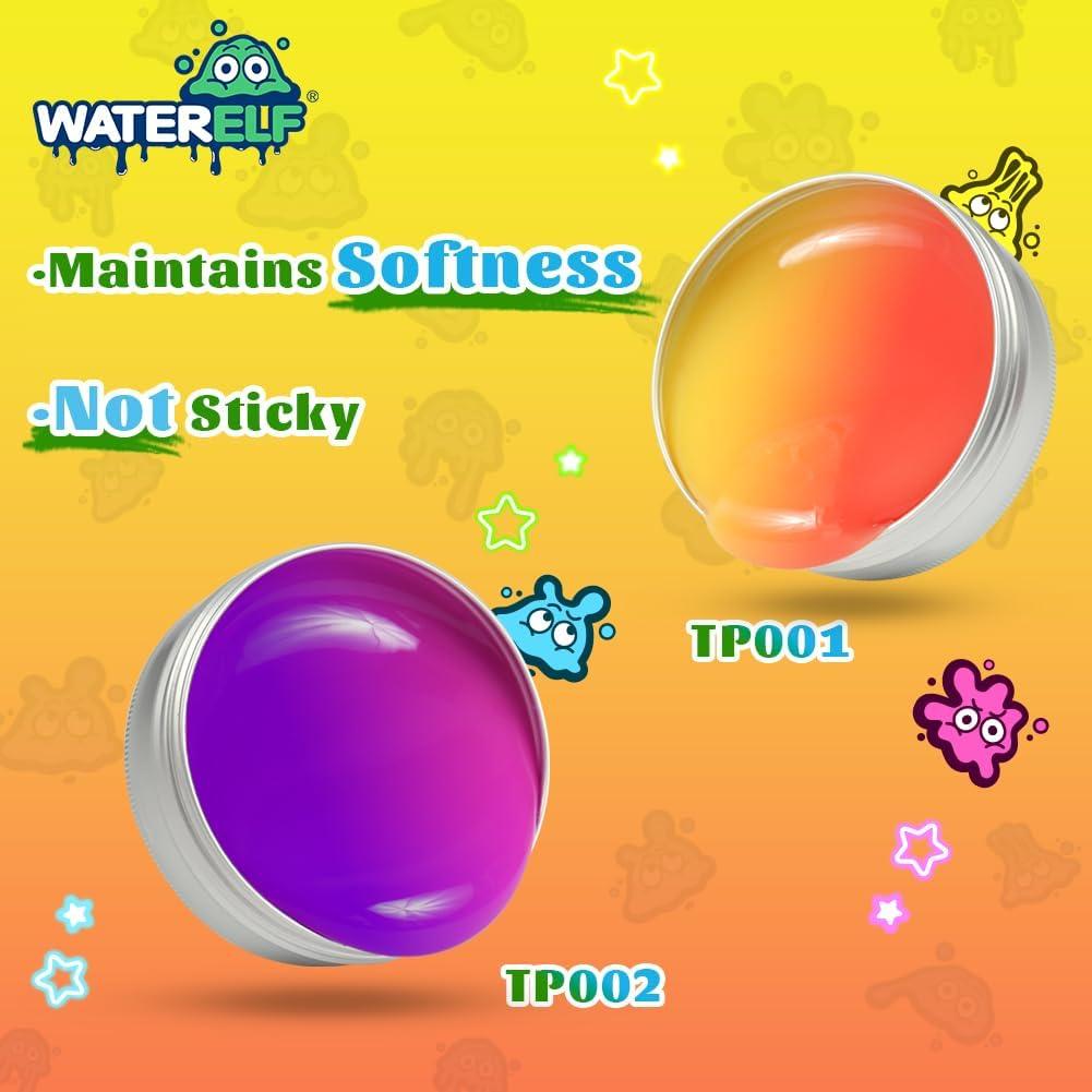 Masilla Antiestrés WATERELF TP001 Naranja-Amarillo 7.9 cm