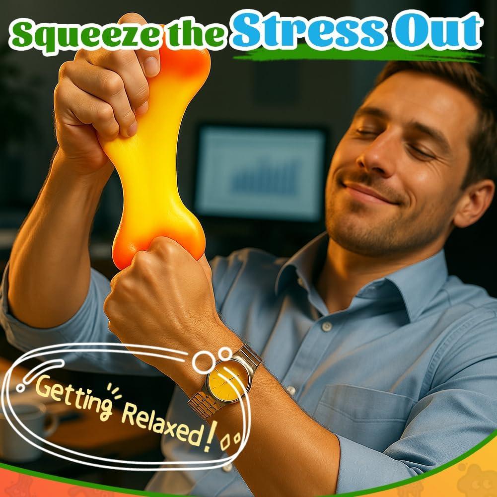 Masilla Antiestrés WATERELF TP001 Naranja-Amarillo 7.9 cm