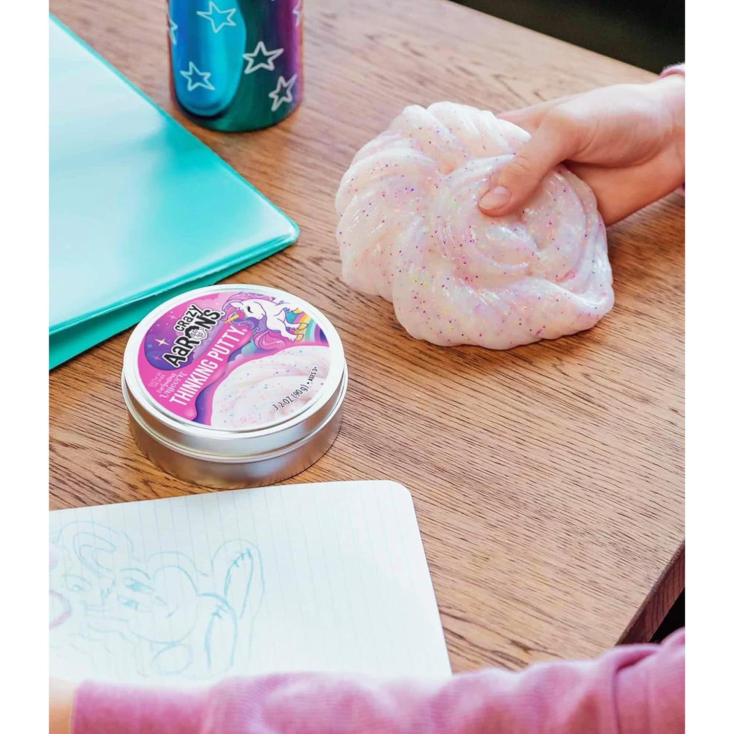 Thinking Putty Crazy Aaron Unicornio Encantador 90g - Juguete Sensorial