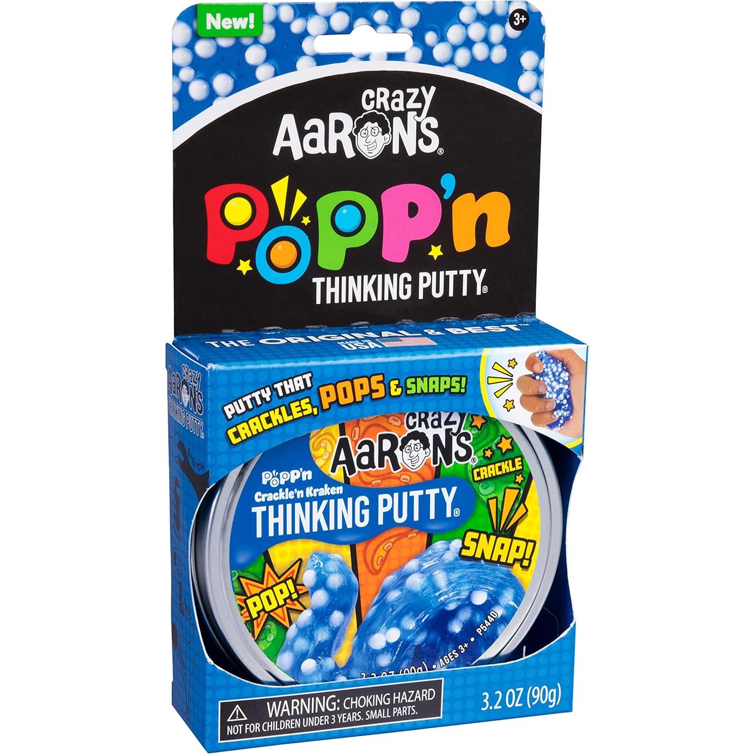 Crazy Aaron's Thinking Putty - Crackle'n Kracken - 90 g