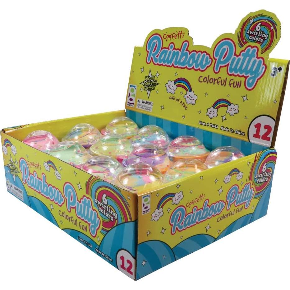 Putty Colorido Raymond Geddes - Paquete de 12 Frascos