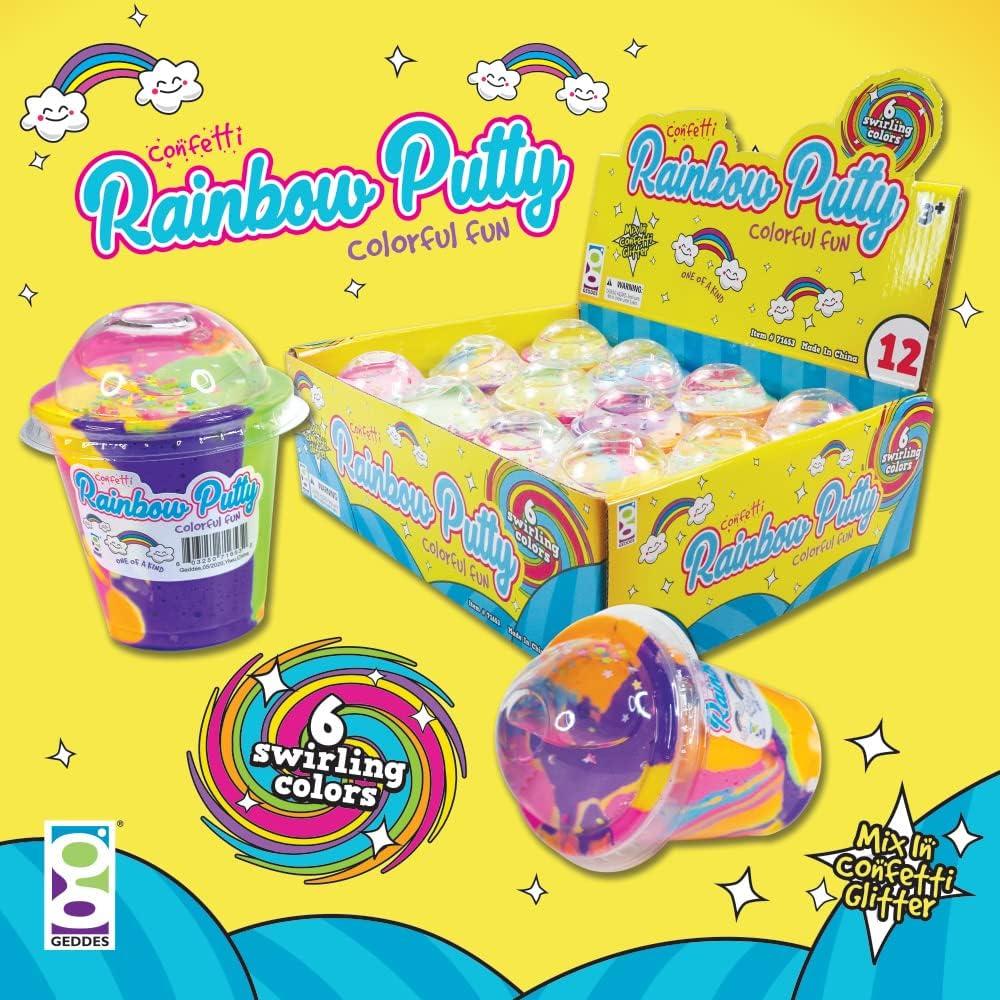 Putty Colorido Raymond Geddes - Paquete de 12 Frascos