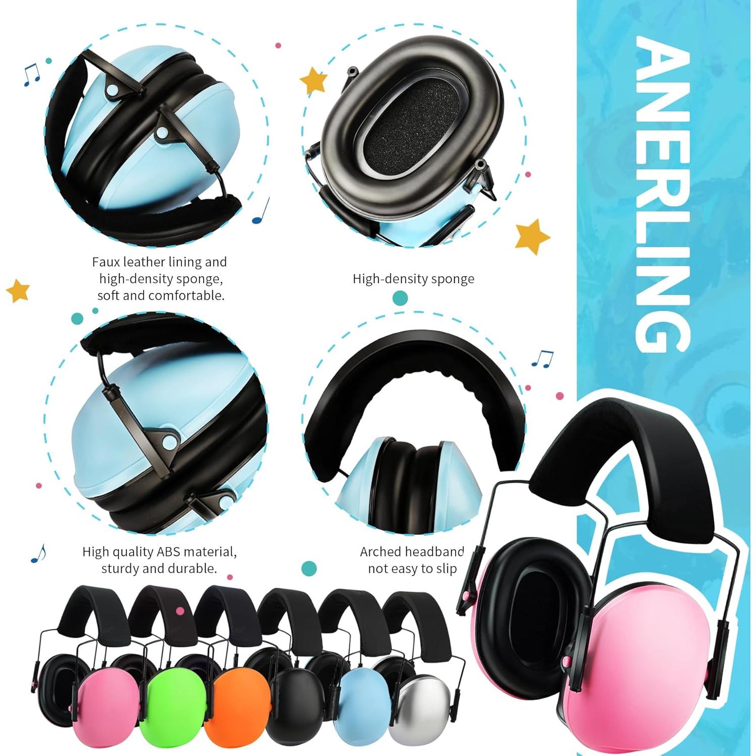 12 Auriculares para Niños con Cancelación de Ruido 27dB