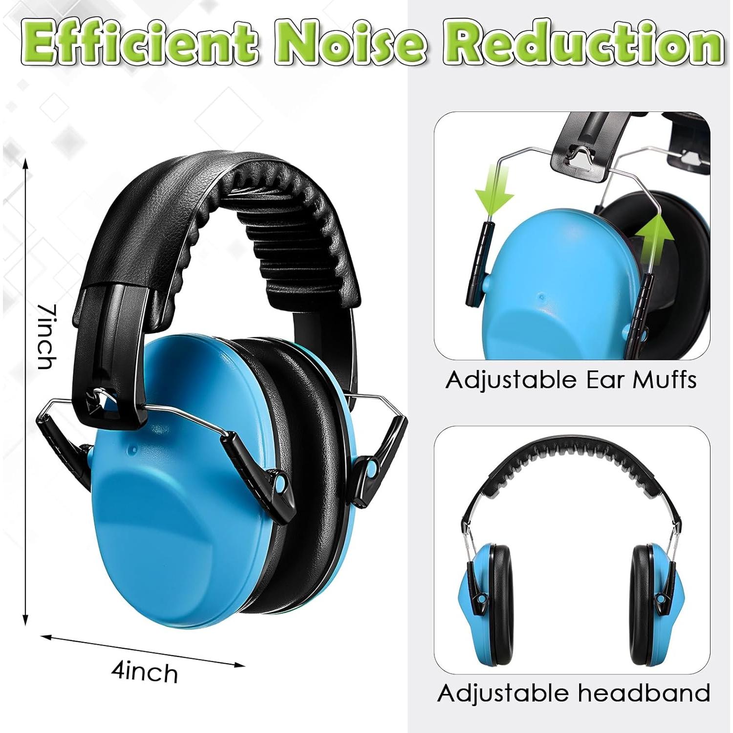 Auriculares Ajustables para Niños Yunsailing 27NRR Reducción de Ruido