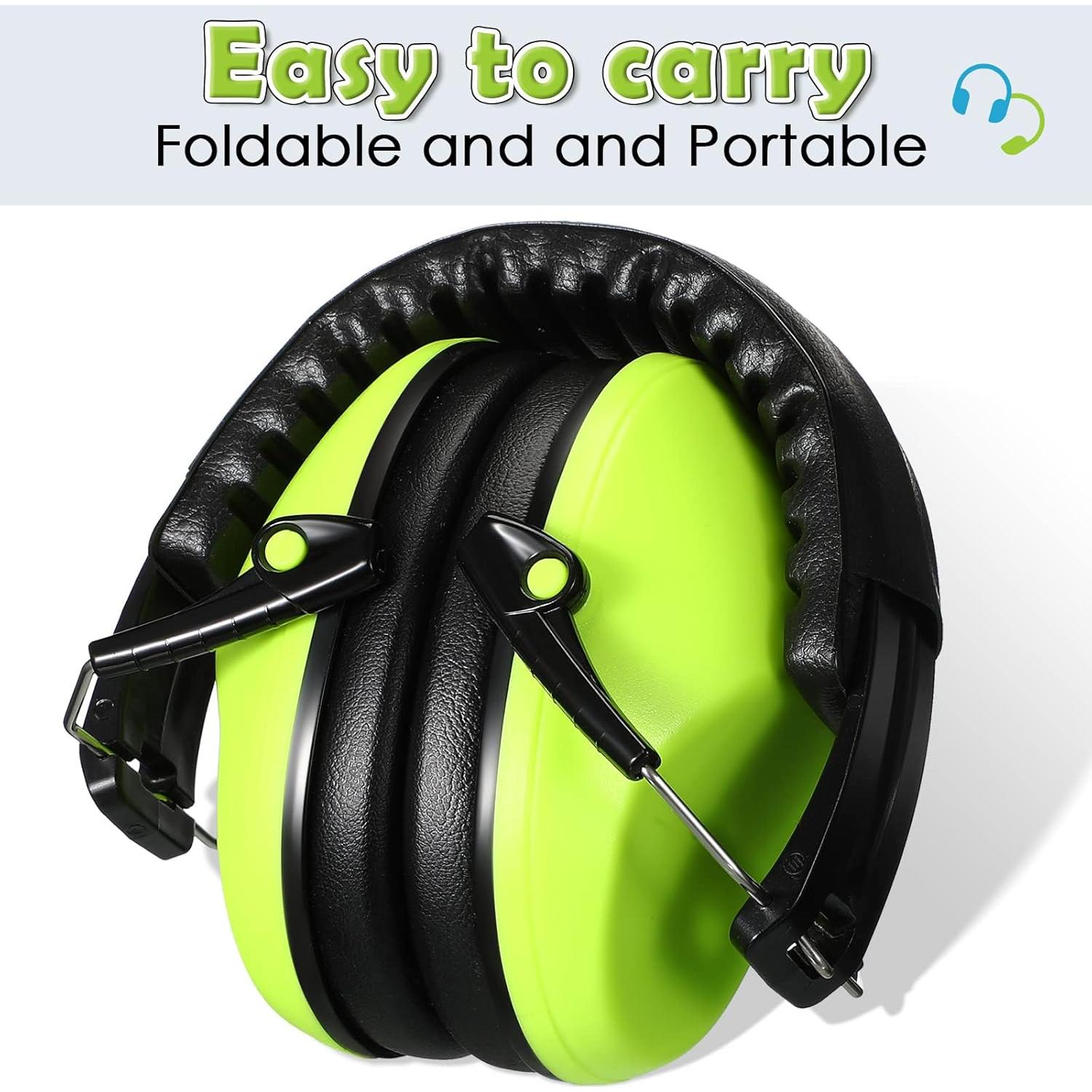 Auriculares Ajustables para Niños Yunsailing 27NRR Reducción de Ruido