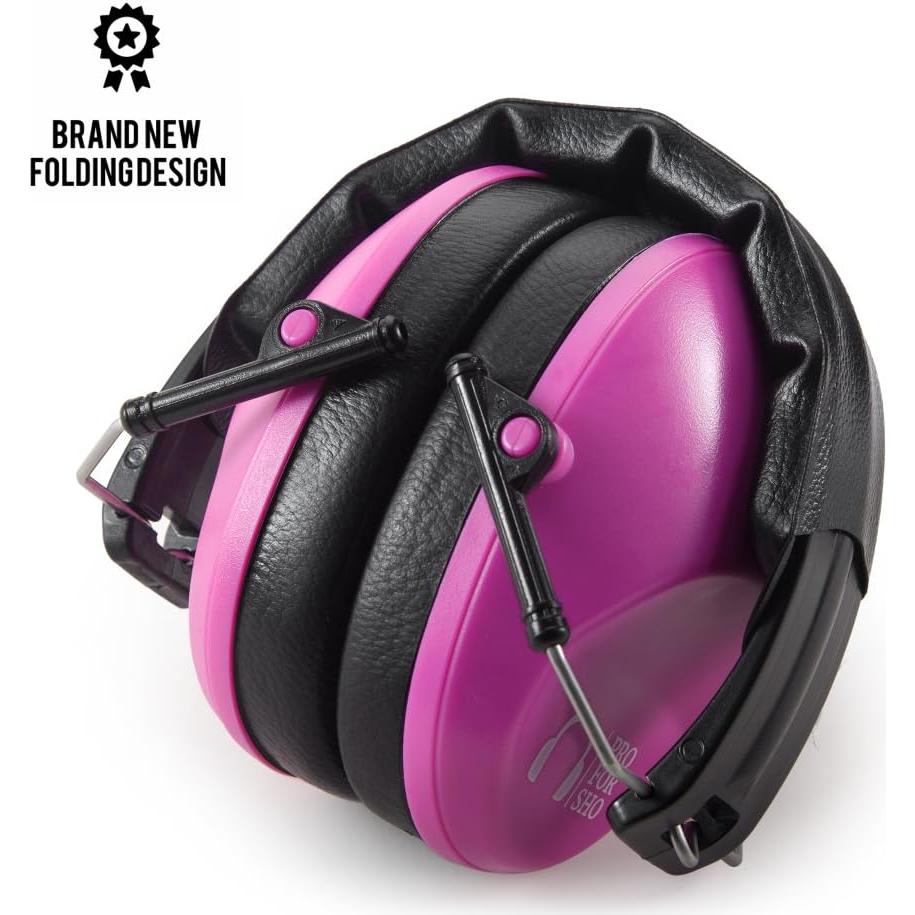 Auriculares Pro For Sho 34dB NRR Protección Auditiva Rosa