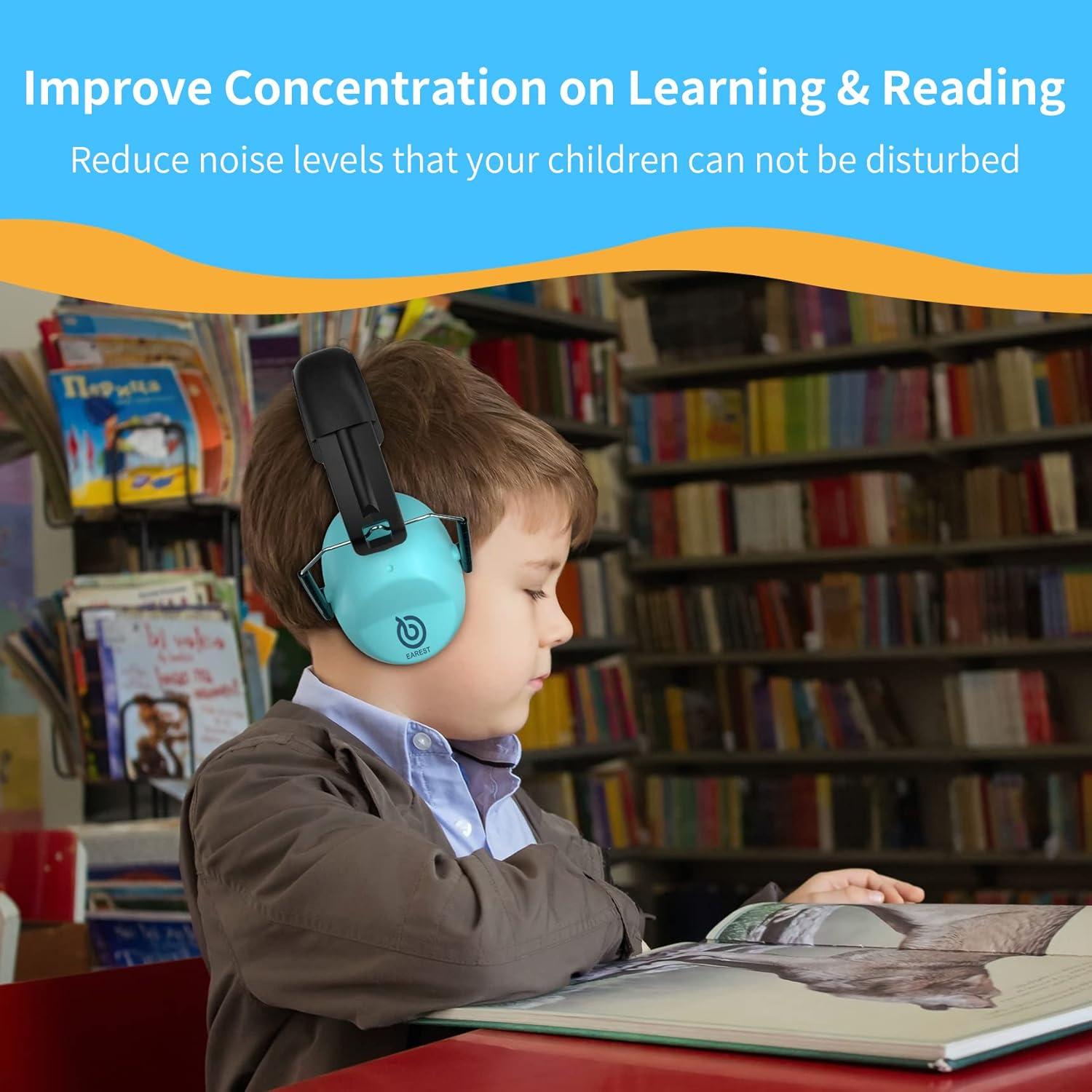 Protectores Auditivos EAREST NRR 20 dB Plegables para Niños