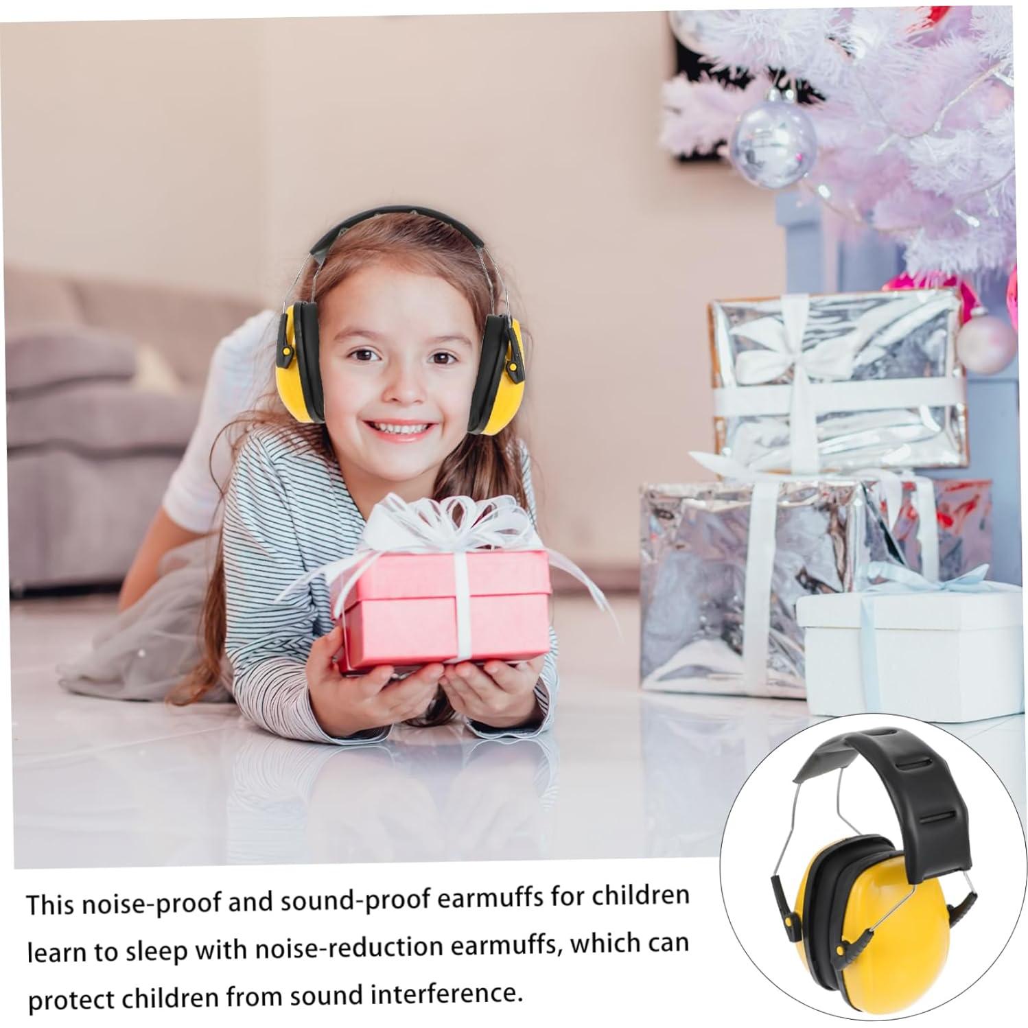 Auriculares de Reducción de Ruido Tofficu Ajustables Amarillo